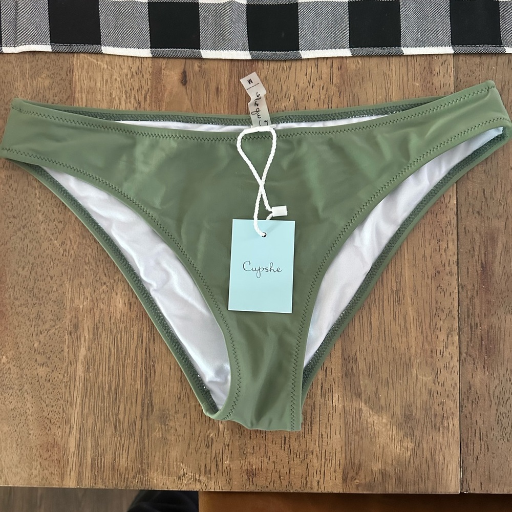Cupshe Green Bikini Bottoms